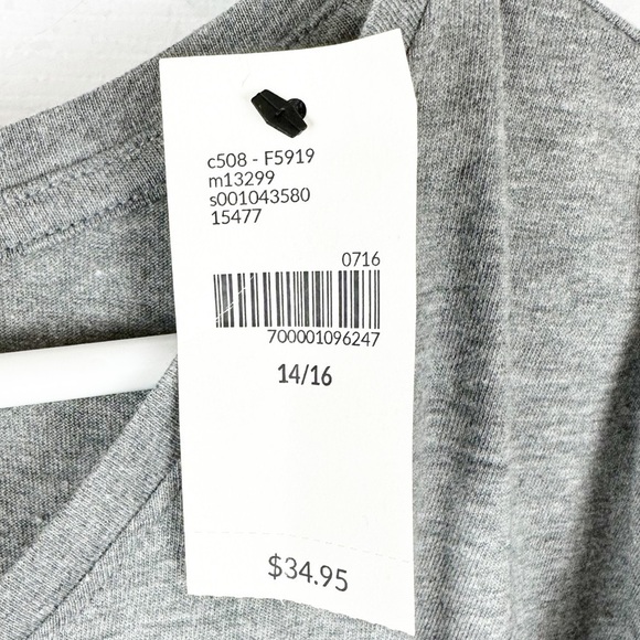 Gray and Black Stripe Glitter Embellished You've Got This Graphic Tee Size 14/16 - Picture 7 of 11